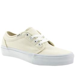 Vans Male 106 Vulc Fabric Upper Fashion Large Sizes in Stone