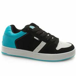 Vans Male Metcalf Leather Upper Skate in Black and Blue