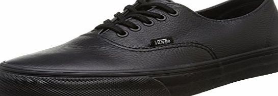 Vans U Authentic Decon Leather, Unisex Adults Low-Top Sneakers, Black (black/black) 9.5 UK (44 EU)