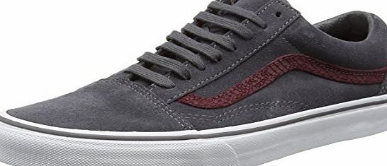 Vans Unisex Adults Old Skool Low-Top Sneakers, Grey (Reptile Gray/Port Royale), 10 UK