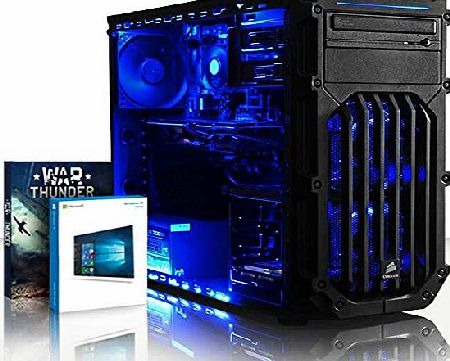 Vibox  Nemesis 24 Gaming PC - 4.0GHz Intel i7 Quad Core CPU, GTX 1060 GPU, VR Ready, Desktop Computer with Game Bundle, Windows 10 OS, Blue Internal Lighting and Lifetime Warranty* (3.4GHz (4.0GHz Turb