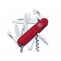 Victorinox Climber Swiss Army Knife Jelly Red