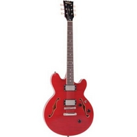 Vintage Advance AV3H Electric Guitar Cherry Red