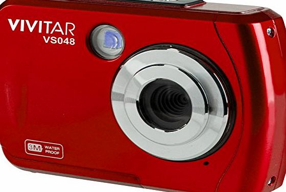 Vivitar Underwater Waterproof Digital Camera Vivitar VS048 16 Megapixel (Red)