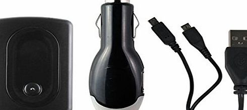Vivitar Universal USB charger for car and Home can be used with Digital Cameras, MP3 Players, Camcorders, Mobile Phones, Tablets, all items that have Micros and Mini USB Charging Capability