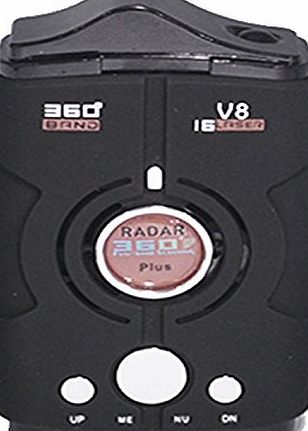 Vococal Car Security Radar Detector Voice Car Alarm 360 Degrees Speed Limit