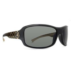 von zipper Absinthe Sunglasses-Black Gold Chk/Grey