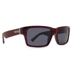 von zipper Fulton Sunglasses - Black Red Checkers
