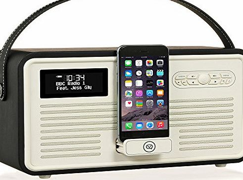 VQ Retro Mk II Digital Radio (DAB/DAB /FM) and Bluetooth Speaker - Black