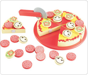 VTech Wooden Cut and Play Pizza