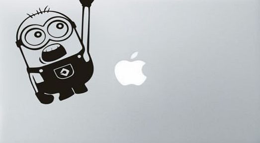 Wall4stickers Minion stickers apple macbook laptop decal art graphic vinyl mural funny tablet