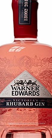 Warner Edwards Distillery Victorias Rhubarb Gin, 70 cl