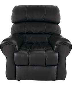 Warwick Leather Powerlift Recliner Chair - Black