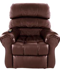Warwick Leather Powerlift Recliner Chair -