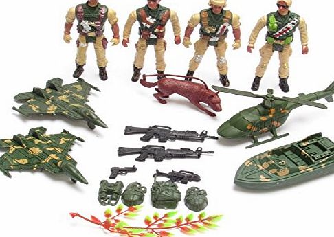 Warzone Toy Soldiers Army Figures - Tank Military Set Action Man Army Soldier Toy Set