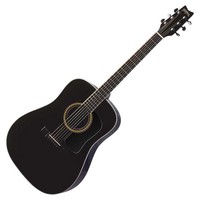 Washburn WD10S Acoustic Guitar Black