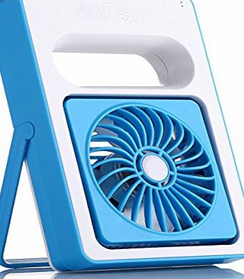 Wawoo 180 Degree Rotation Folding Portable Mini Handheld Cooling Fan, Rechargeable USB/Battery Operated Summer Cooling fan for Home Office Outdoor Travel Use