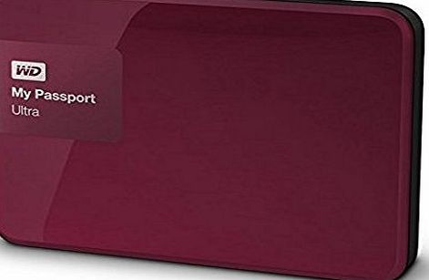 WD 1TB Berry My Passport Ultra Portable External Hard Drive - USB 3.0 - WDBGPU0010BBY-EESN