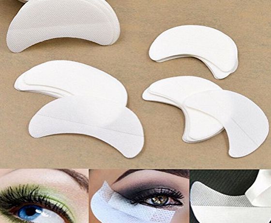 Welecom 4 Pack of 10 Pcs Eye Shadow Shields Patches Eyelash Pad Under Eye Sticker Makeup Supplies
