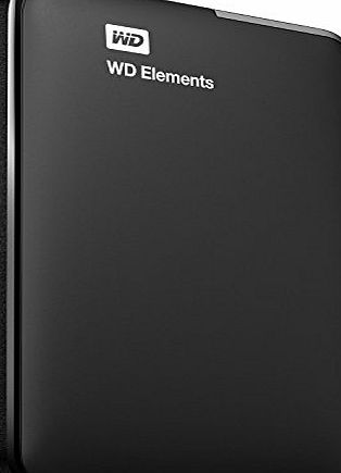 Western Digital WD 1TB Elements Portable External Hard Drive - USB 3.0 - WDBUZG0010BBK-EESN