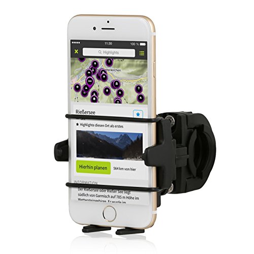 Wicked Chili (WICAI) Wicked Chili Bike Mount Secure for Apple iPhone 5 / 4 / 3 for Motorbikes and Bicycles / Made in Germany / Compatible with Bumpers and Cases / Can be Turned and Swivelled