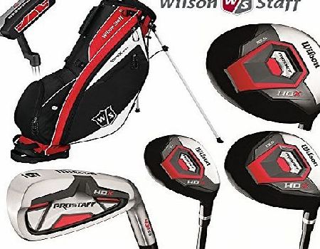 Wilson Prostaff All Graphite Shafted HDX Complete Golf Club Set amp; Stand Bag New For 2016 Mens Right Hand