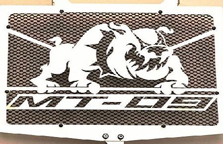 Wiltuning radiator cover / radiator guard Yamaha MT-09 , Tracer and Sport Tracker ``Bulldog``   black mesh