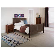 Windsor Double Bed, Dark Oak And Simmons Pocket
