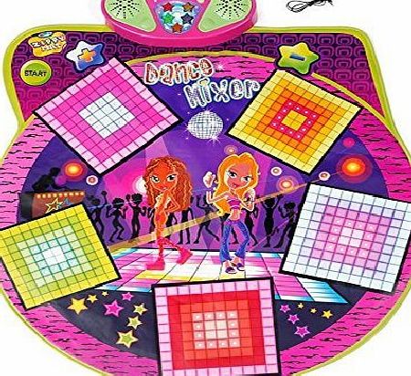 Wishtime Kids Dance Music Mixer Electronic Play Mat Toy amp; CD/MP3 Player Plug-In Musical Playmat Toy Instrument