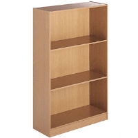 WoodStock Leabank Impact 18mm Bookcase 2 shelves Beech