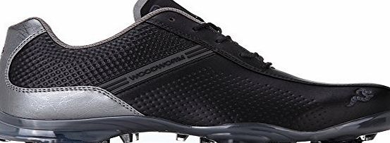 Woodworm TFG Waterproof Golf Shoes Black/Grey 11