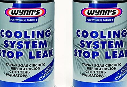 Wynns 2 x Wynns Professional Formula Cooling System Stop Leak 325ml