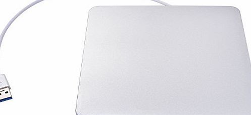 XCSOURCE USB 3.0 Slim Portable External CD/DVD-RW Drive Burner Writer For Laptop Notebook Desktop (Silver) AC548