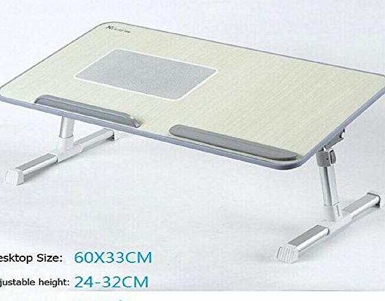 XIAYU table Laptop desk with a small table on the bed can be lifted with a small desk radiator
