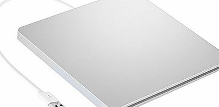 Xintop External DVD Drive CD-RW DVD-RW, Ultra Slim DVD CD Burner Writer for Apple MacBook Air, Macbook Pro, Netbook, PC Laptop