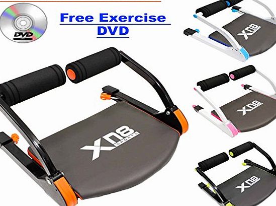 Xn8 Sports Xn8 ABS Core Smart Body Exercise Machine Fitness Trainer AB Toning Workout Gym Home Equipment (Pink)
