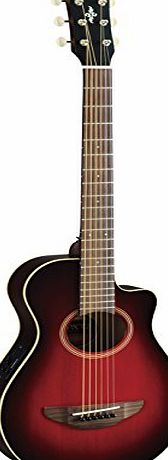 Yamaha APXT2 3/4 Acoustic Electric Guitar w Bag Dark Red Burst