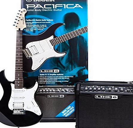 Yamaha PA012BL Spider Pack Electric Guitar Set