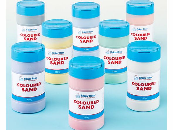 Yellow Moon Coloured Sand - Pack of 8