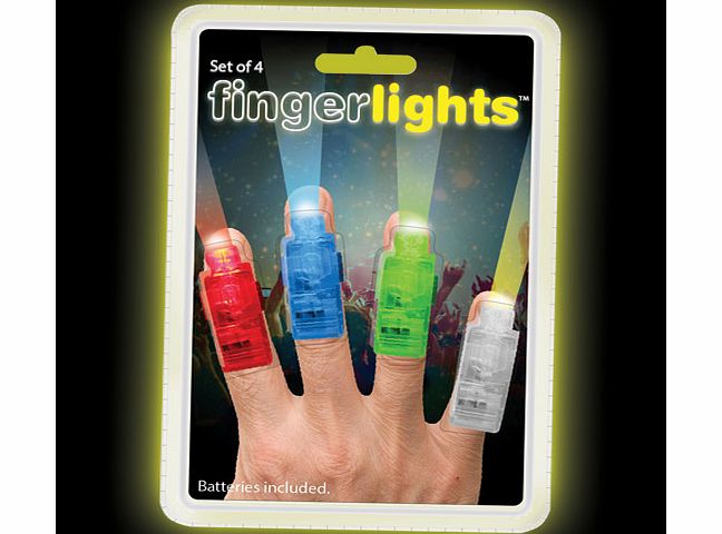 Yellow Moon Finger Lights - Per Pack