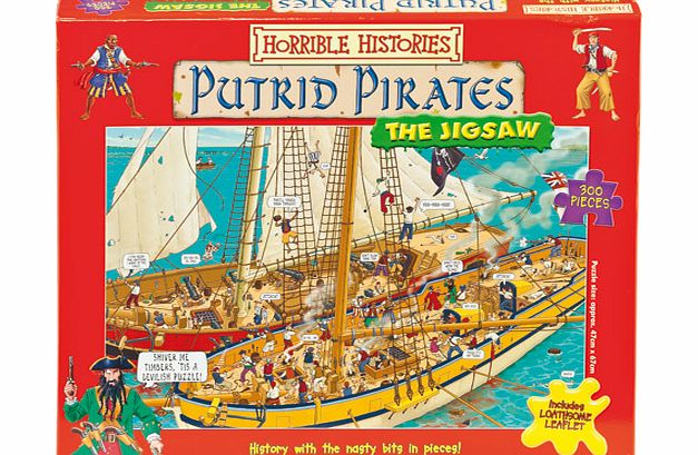 Yellow Moon Horrible Histories Putrid Pirates Puzzle - Each