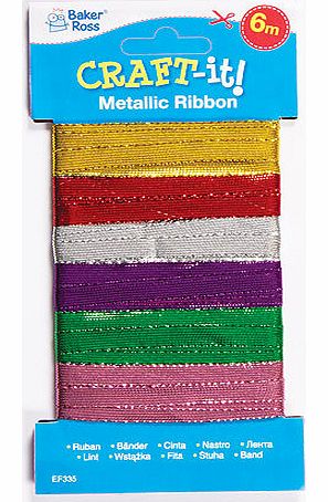 Yellow Moon Metallic Ribbon - Per pack