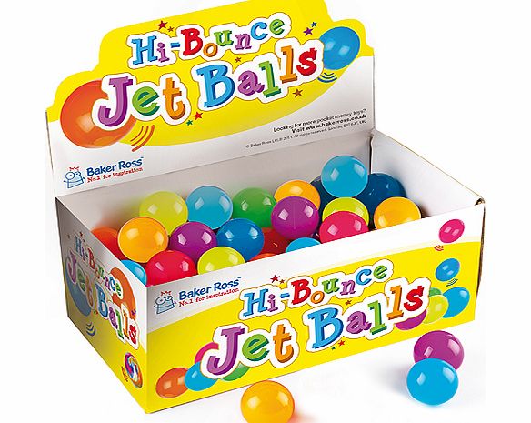 Yellow Moon Mini Hi-Bounce Jet Balls - Box of 48