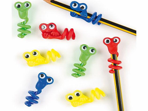 Yellow Moon Monster Pencil Toppers - Pack of 8