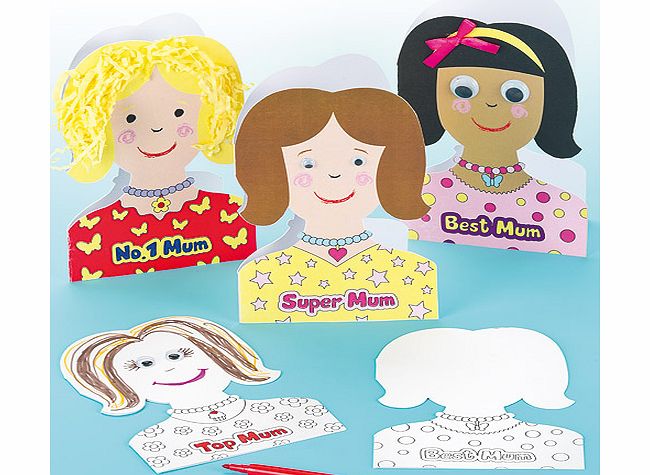 Yellow Moon Mothers Day Face Cards - Pack of 8