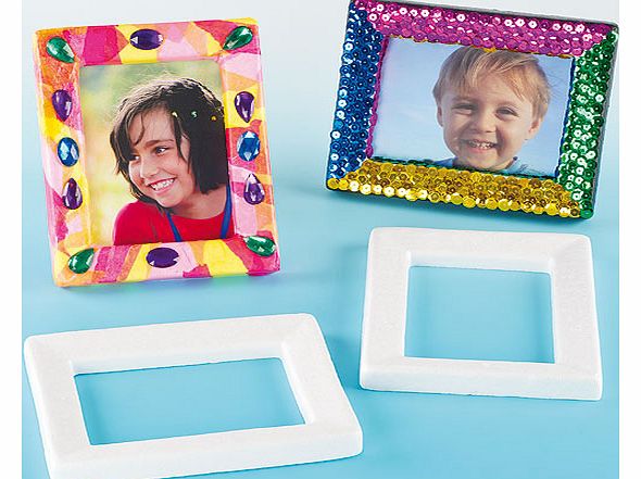 Yellow Moon Polystyrene Photo Frames - Pack of 5