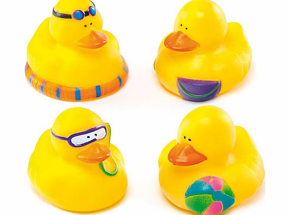 Yellow Moon Seaside Ducks - Pack of 4