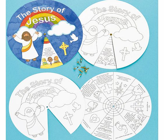 Yellow Moon The Life of Jesus Story Wheels - Pack of 3