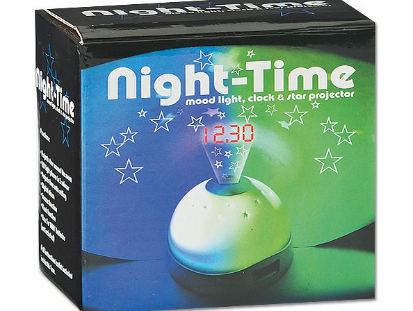 Yellow Moon Time Projecting Night Light - Each