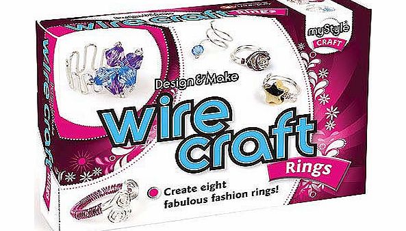 Yellow Moon Wire Craft Rings Kit - Each
